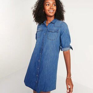 Denim Shirt Dress